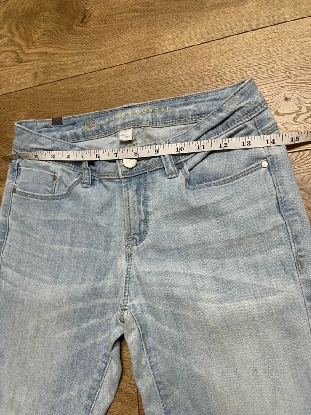 LC Lauren Conrad Light Blue Straight Leg Jeans
